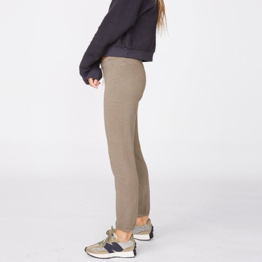 NWT Monrow Supersoft Vintage Sweats in Ash Green